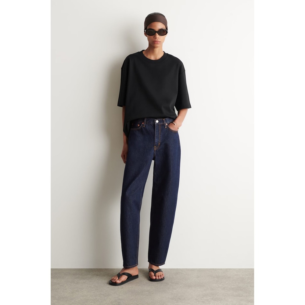 COS Tapered High Rise Ankle Length Jeans - sz 26